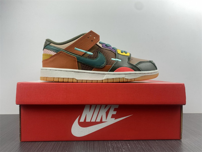 nike dunk low scrap archeo brown - db0500-200