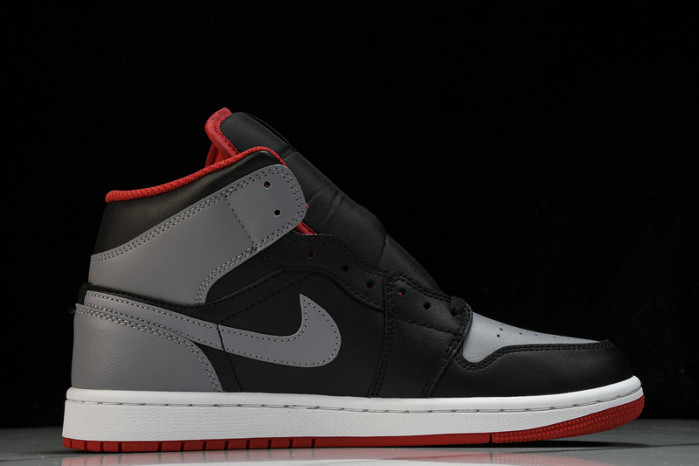 jordan 1 mid bred shadow - dq8426-006