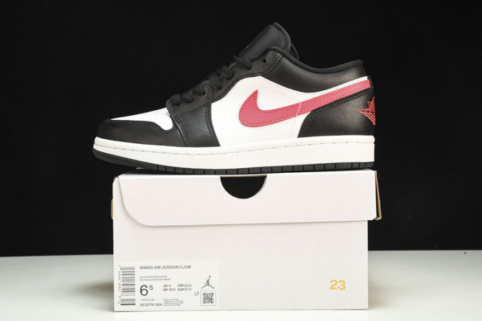 jordan 1 low black siren red (w) - dc0774-004