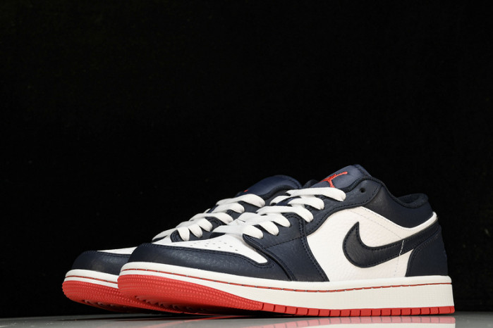jordan 1 low obsidian ember glow - 553558-481