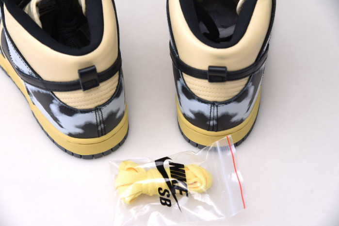 nike dunk high 1985 black acid wash - dd9404-700