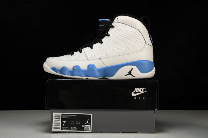 air jordan 9 powder blue 2024 fq8992-101