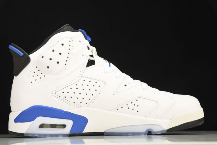 jordan 6 retro sport blue (2014) - 384664-107