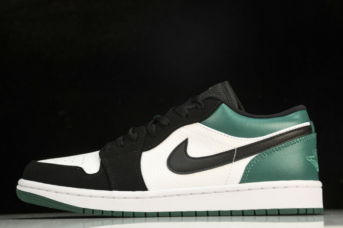 jordan 1 low white black mystic green 553558-113