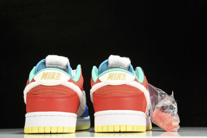 nike dunk low retro prm year of the rabbit blue orange cream shoes fd4203-111