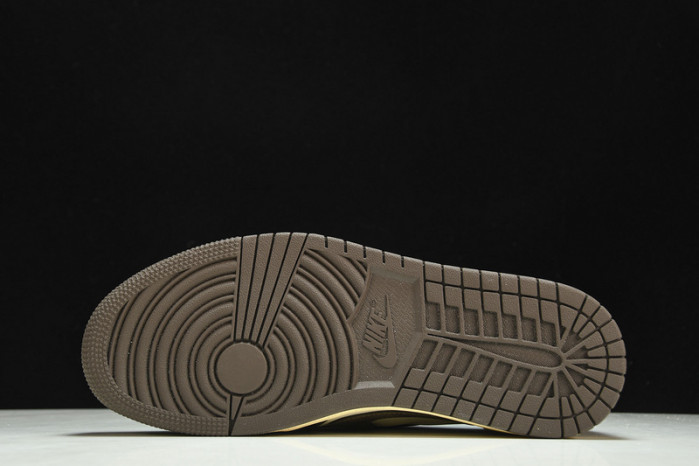 travis scott x air jordan 1 lof dark mocha black cq4277-105