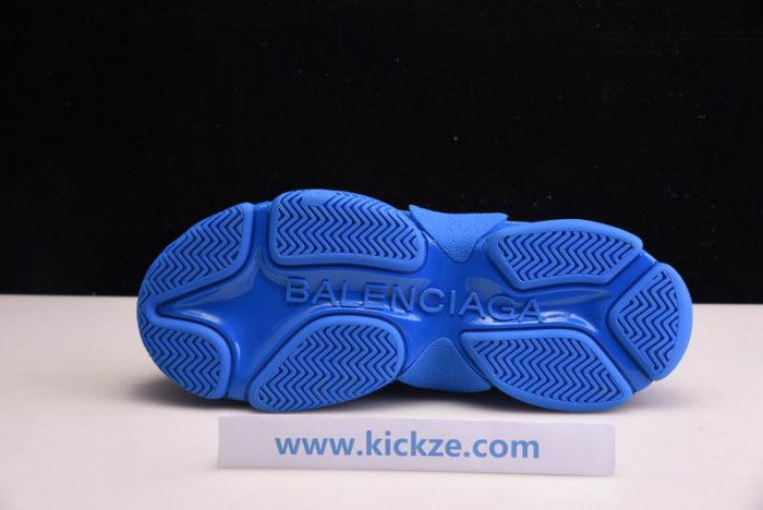 bl triple s trainers blue letters -kickze bl12