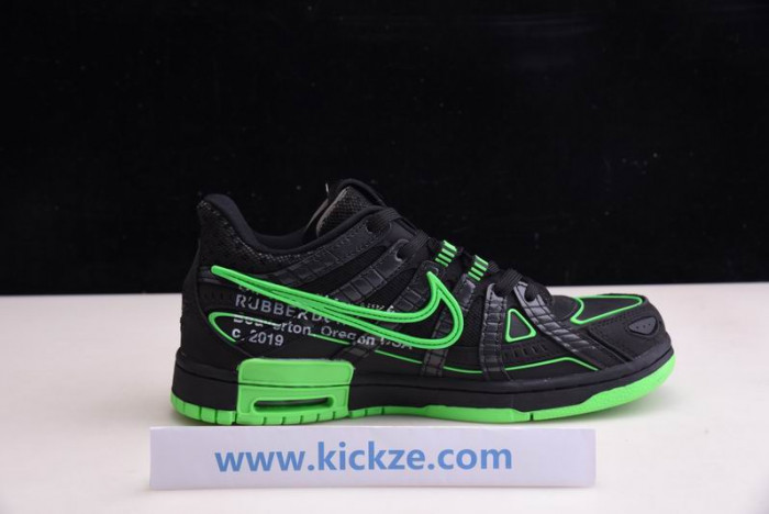 of x nike air rubber dunk “green strike” cu6015-001