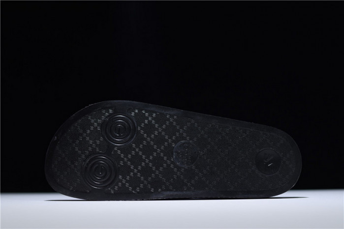 gc leather slide sandal with bee