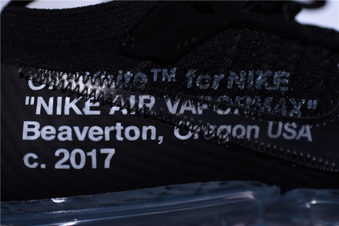 of x nike air vapormax fk black aa3831-002