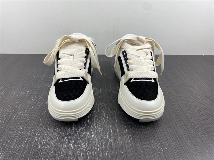 AllSeason AMIRI Skel Top Low White Light Grey Black 5954