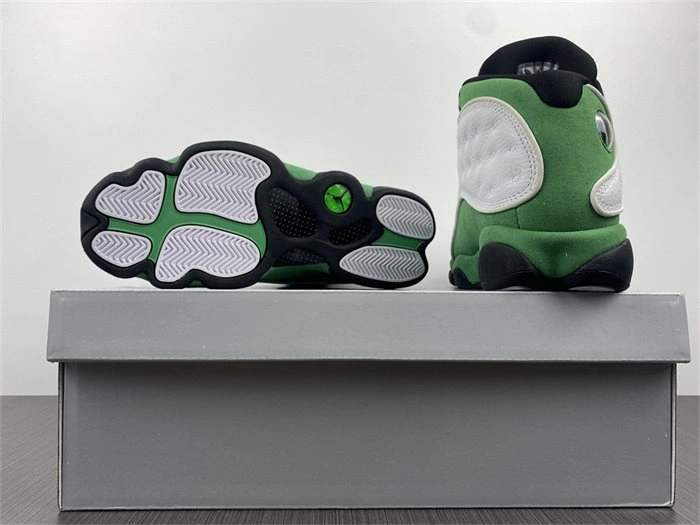 Jordan 13 Retro White Lucky Green DB6537- Trendy 4172