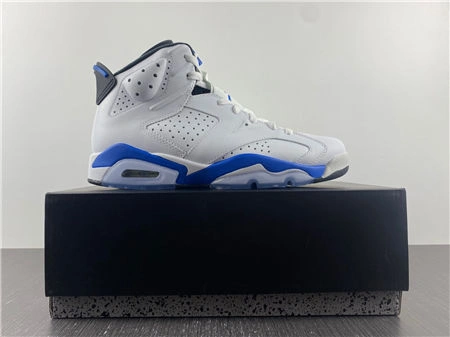 Jordan 6 Retro Sport Blue  384664- Stylish 4028