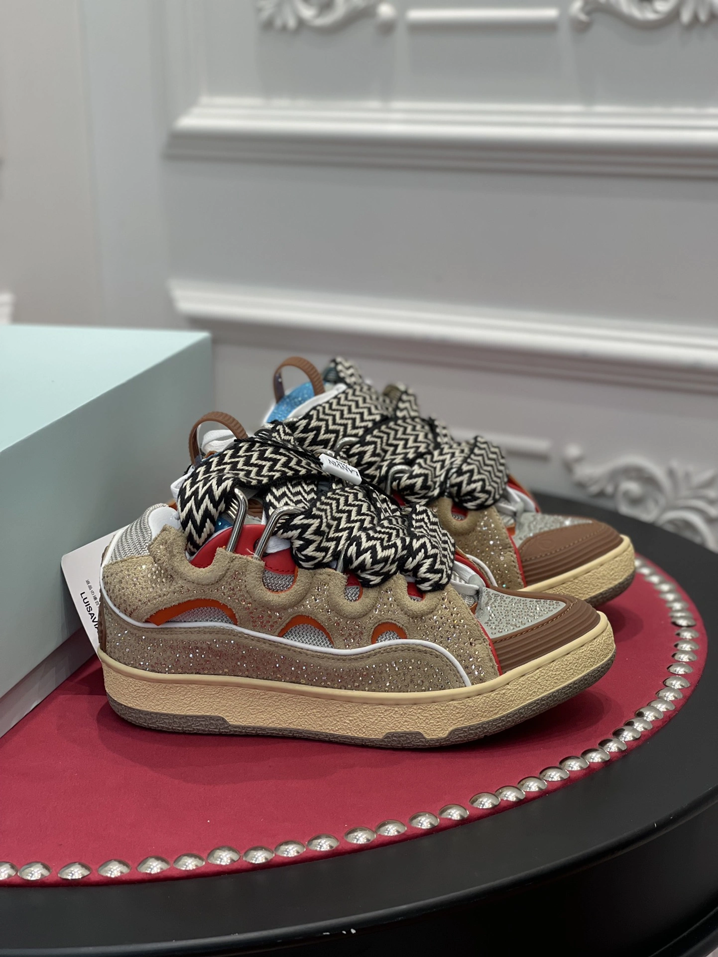 Sporty Lanvon Leather Curb FM-SKRK11-STRA-H 834