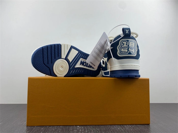 Luis Vitton LV Skate Sneaker Marine White 1AARRL FastDry 2139