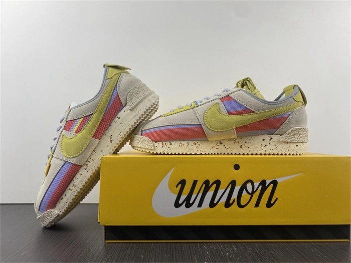 Popular Nike Cortez Union Lemon Frost DR1413- 5217