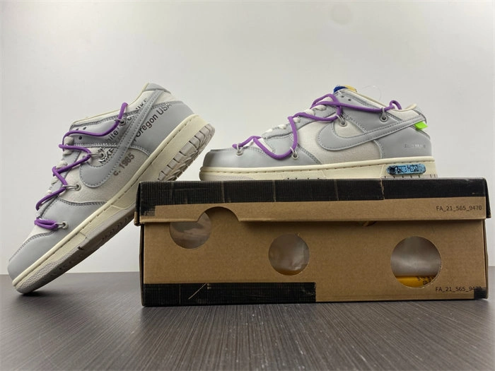 MultiPurpose Nike Dunk Low Off-White Lot 48 DM1602- 5076