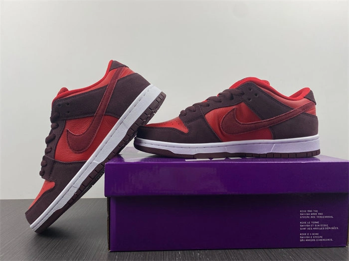 Minimalist Nike SB Dunk Low Cherry DM0807- 4731