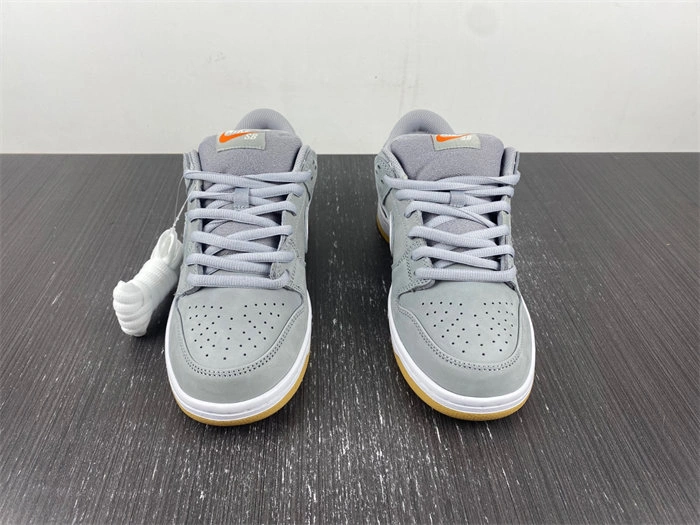 Neat Nike SB Dunk Low Pro ISO Orange Label Wolf Grey Gum DV5464- 4654